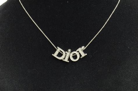 dior amour necklace|genuine christian Dior necklace.